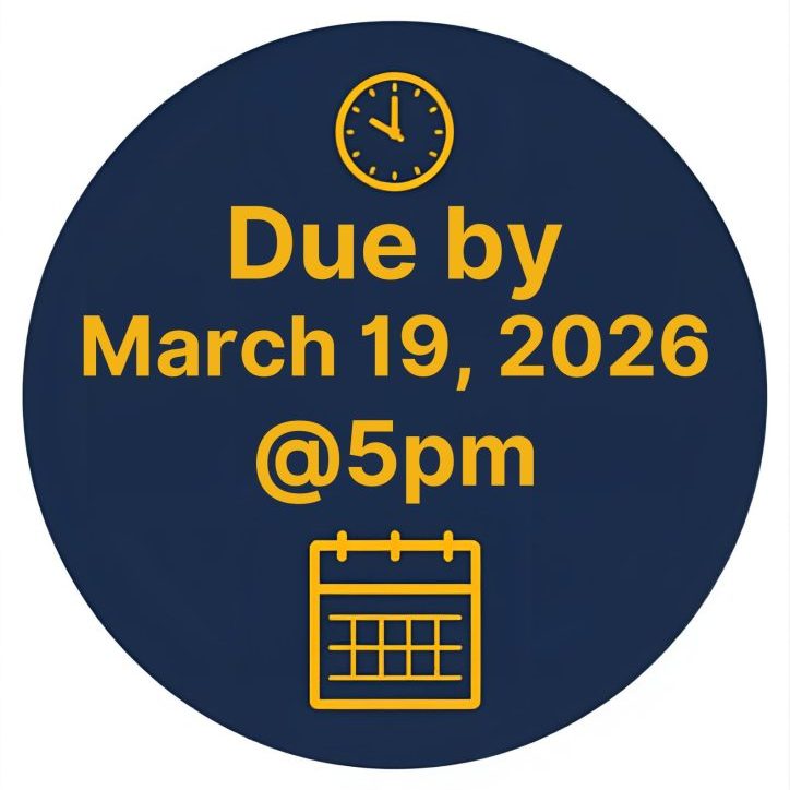 Deadline Sign with Icons