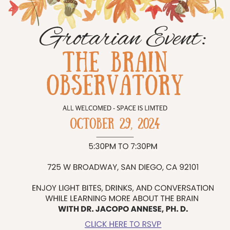 Grotarian October Event